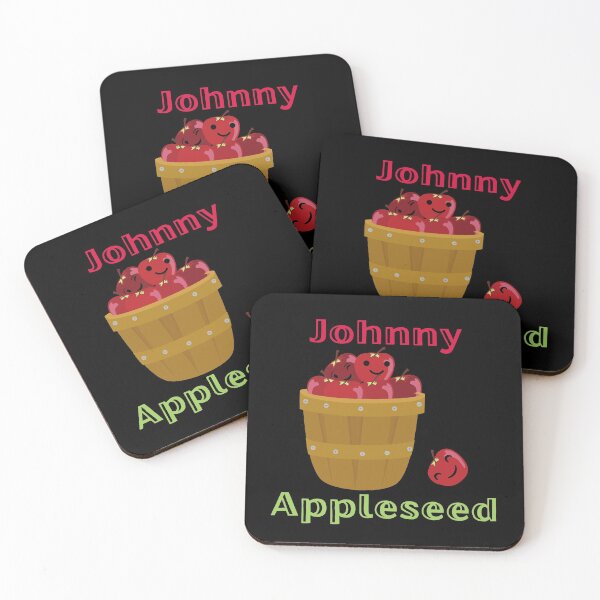Item preview, Johnny Appleseed Day Red Smiling Apple Fruit Bucket Pioneer Gift designed and sold by DKA-2ndBoy.
