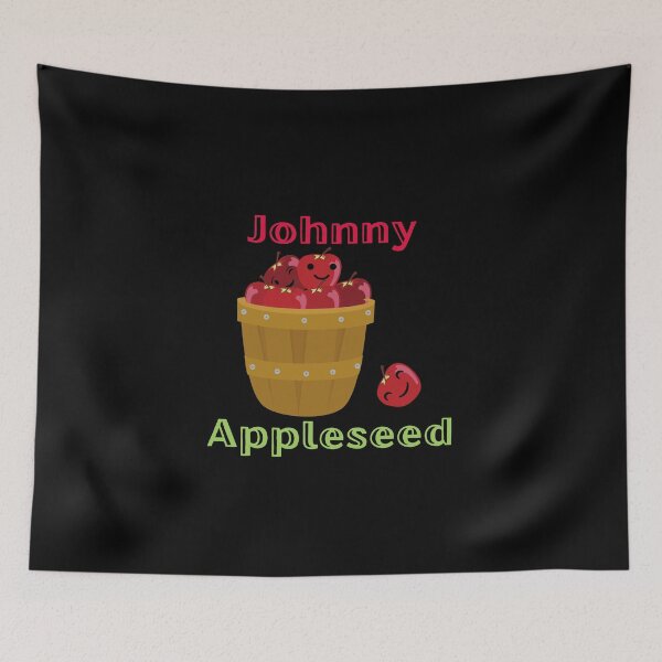 Item preview, Johnny Appleseed Day Red Smiling Apple Fruit Bucket Pioneer Gift designed and sold by DKA-2ndBoy.