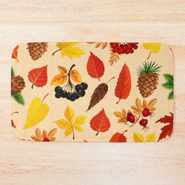 Item preview, Autumn leaves detail pattern designed and sold by Hoetoons.