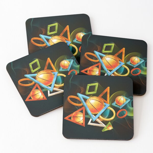 Item preview, Basketball 3D abstract designed and sold by k9printart.