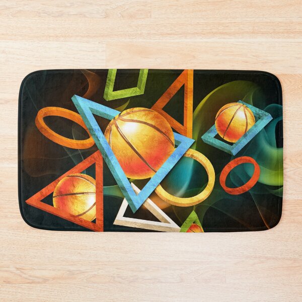 Item preview, Basketball 3D abstract designed and sold by k9printart.