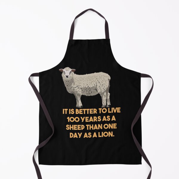 Item preview, Sheep and Lion Funny Quote designed and sold by NorseTech.