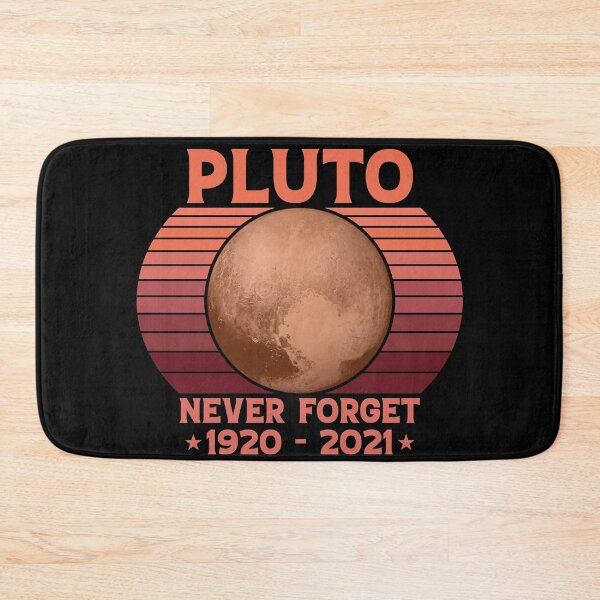 Item preview, Never Forget Pluto Retro Style Funny Space Science designed and sold by Apoorv Choudhary.