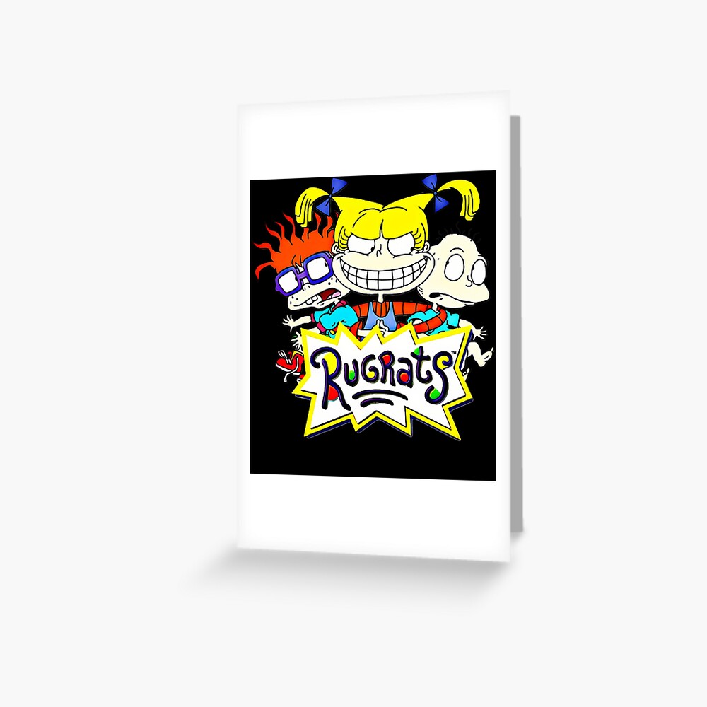 Vintage Photograp The Rugrats Tommy Chuckie And Angelica Greeting Card For Sale By 7854