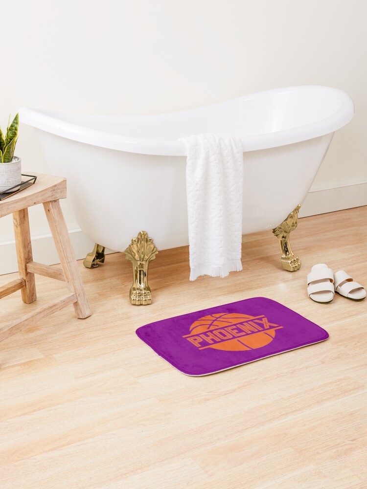 Thumbnail 2 of 6, Bath Mat, Phoenix AZ Basketball designed and sold by RibBonss99.