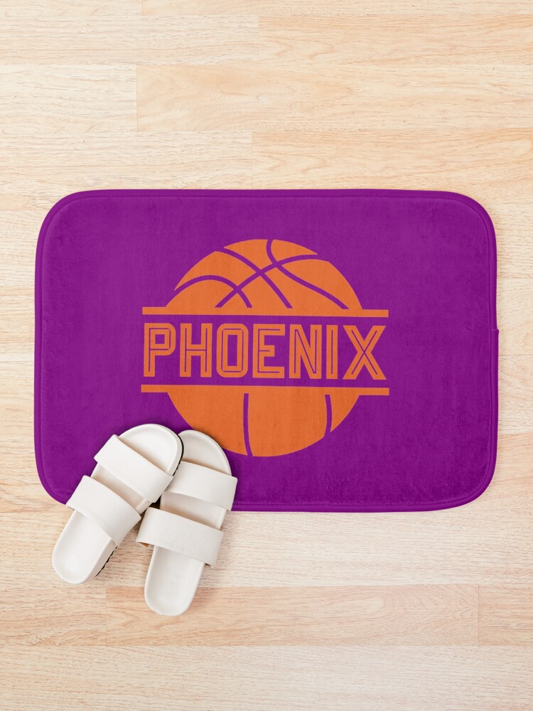 Thumbnail 1 of 6, Bath Mat, Phoenix AZ Basketball designed and sold by RibBonss99.