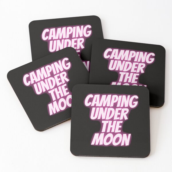 Item preview, Camping​ under​ the​ moon designed and sold by Jajahshop.
