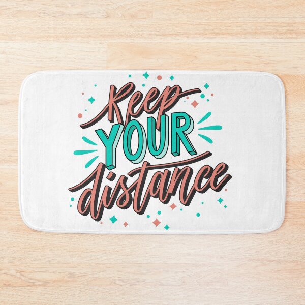 Item preview, Keep Your Distance Lettering (1) designed and sold by Peekonet.