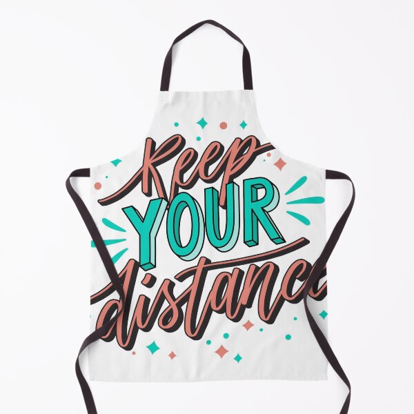 Item preview, Keep Your Distance Lettering (1) designed and sold by Peekonet.
