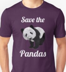 Save The PANDAS - Cute Panda | Animal Art Design Unisex T-Shirt