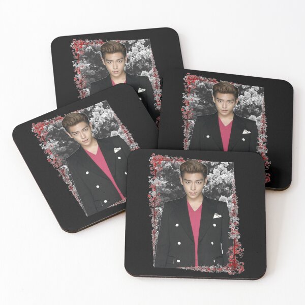 Item preview, Choi Seunghyun Big Bang TOP Korean Kpop Floral Design designed and sold by Piosenka Art.
