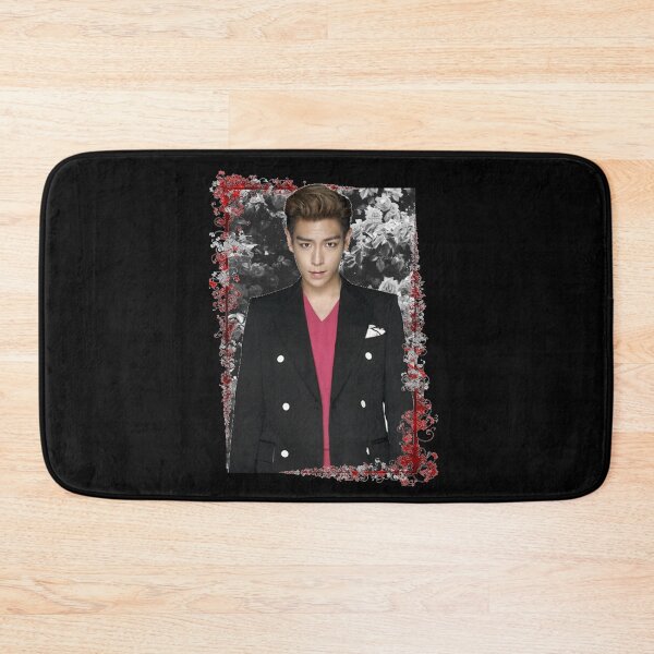 Item preview, Choi Seunghyun Big Bang TOP Korean Kpop Floral Design designed and sold by Piosenka Art.