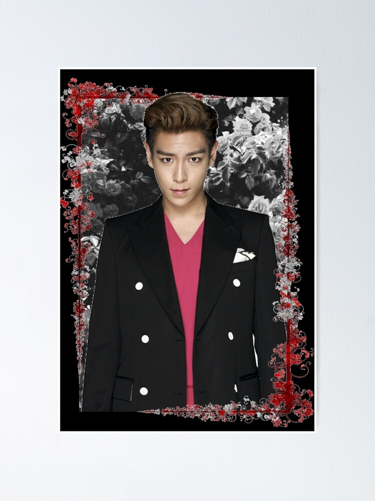 Choi Seunghyun Big Bang TOP Korean Kpop Floral Design