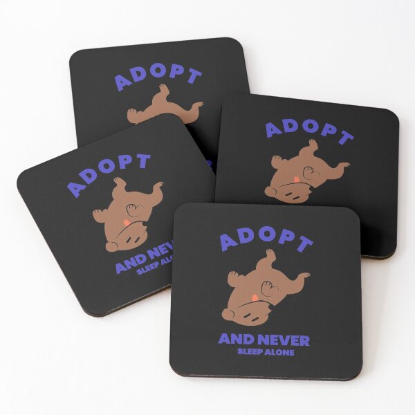 Item preview, Adopt and Never Sleep Alone Puppy Design  designed and sold by rahMaobi.