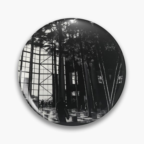 Item preview, Black and White Graphic Industrial Architecture Interior Pattern in New York, US designed and sold by LaceySkies.
