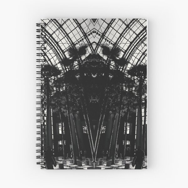 Item preview, Black and White Graphic Industrial Architecture Interior Pattern in New York, US designed and sold by LaceySkies.