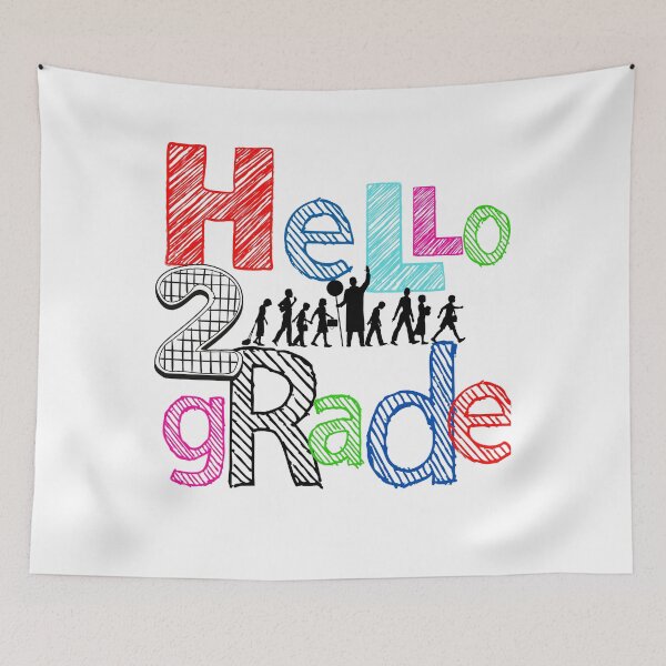 Item preview, Hello second grade! designed and sold by Tulips2.