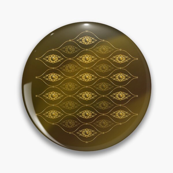 Item preview, Katy Perry Never Really Over Batik Honeycomb Pattern Gold Background 1 designed and sold by cryaboutitnow.