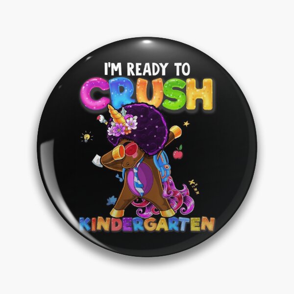 Item preview, Black Dab Unicorn Ready Crush Kindergarten Kids Back To School designed and sold by Master Jay.