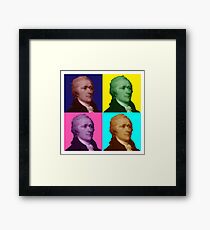 Alexander Hamilton Popart Framed Print