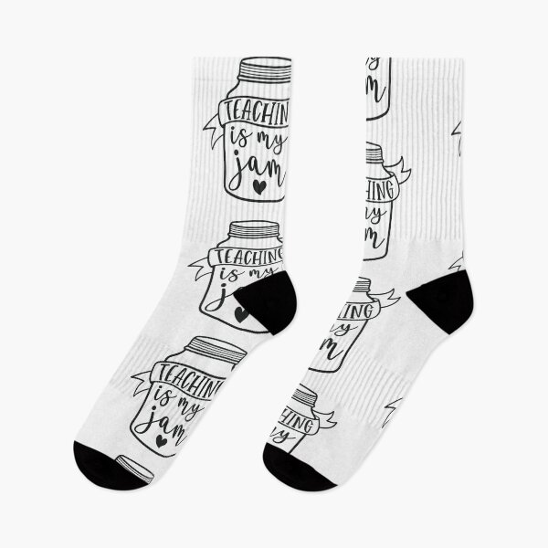 Item preview, Teaching is my jam - funny teacher quote/gift (black) designed and sold by PickaSticka.