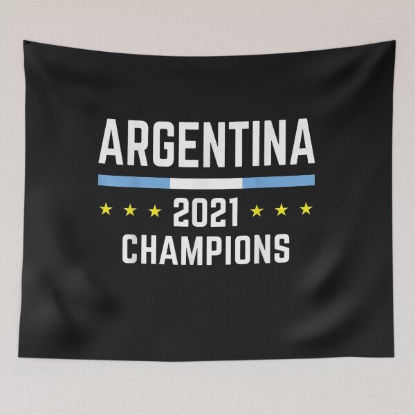 Artikelvorschau, Argentina Soccer Jersey 2021 Argentina Champions Football T-Shirt entworfen und verkauft von Rome-Manci.