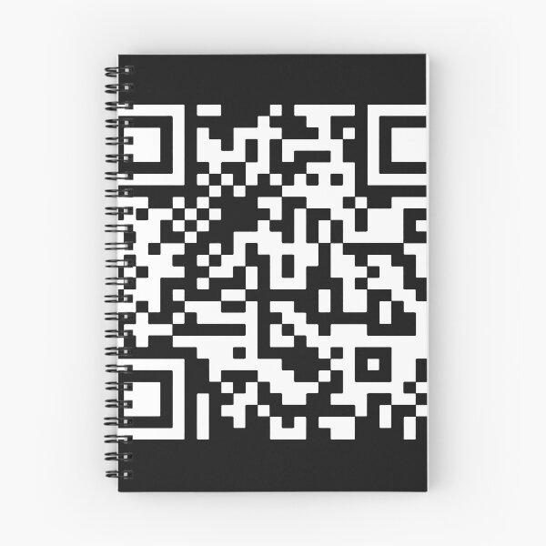 Aperçu de l'œuvre Code QR de Rick Roll créée et vendue par UlricaDanie.