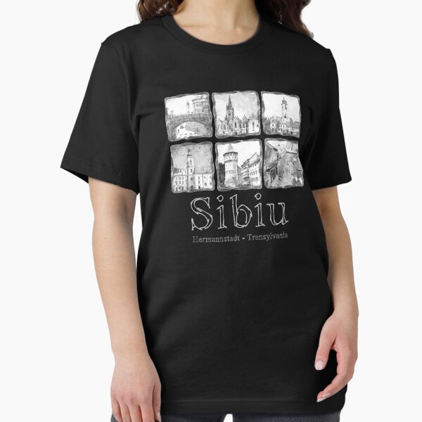 Aperçu de l'œuvre Croquis de Sibiu créée et vendue par myclubtees.