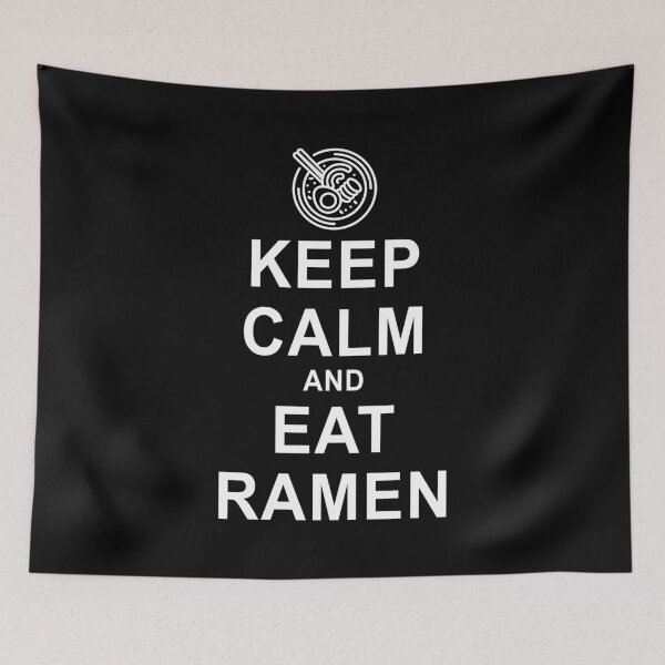 Item preview, Keep Calm And Eat Ramen designed and sold by Happy Puppy Print On Demand.