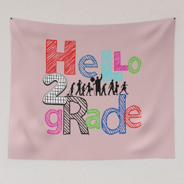 Item preview, Hello second grade! designed and sold by Tulips2.