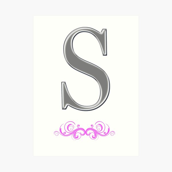 Fancy Letter S Art Prints | Redbubble