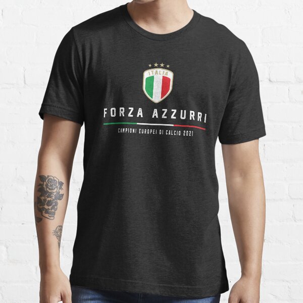 European Champions 2021 Italia flag Forza Azzurri Essential T-Shirt