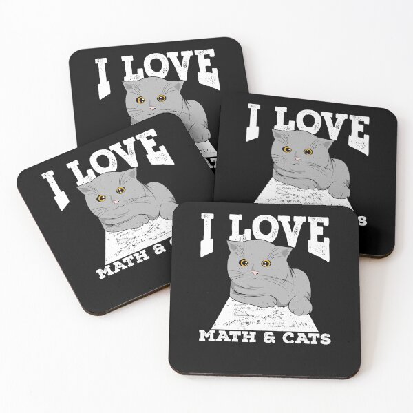 Item preview, I Love Math And Cats designed and sold by Marcid95.