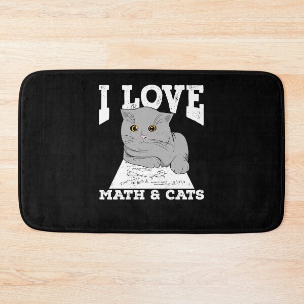 Item preview, I Love Math And Cats designed and sold by Marcid95.