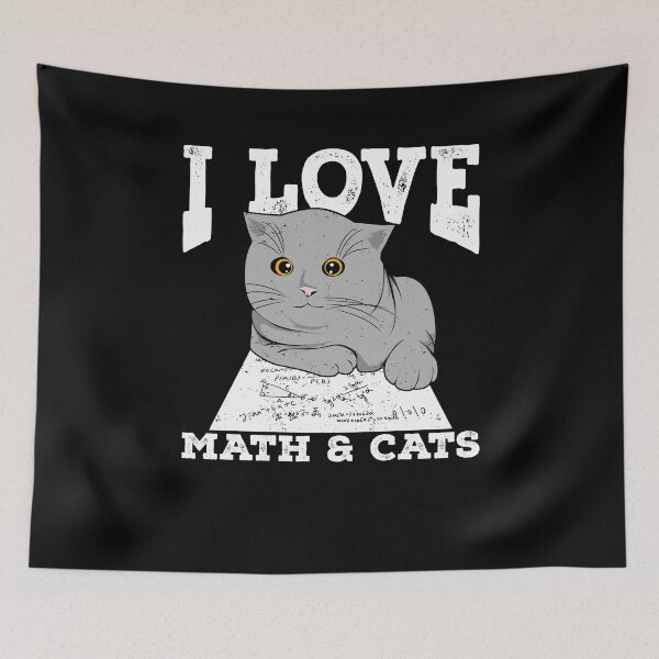 Item preview, I Love Math And Cats designed and sold by Marcid95.