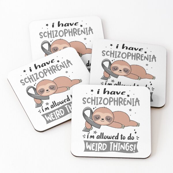 Item preview, Schizophrenia Awareness Funny I have Schizophrenia i'm allowed to do Weird Things! designed and sold by JanetShop809.