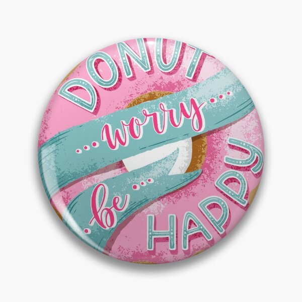 Item preview, Lettering Donut Worry designed and sold by Peekonet.