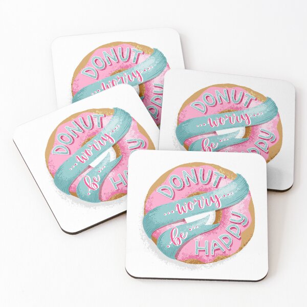 Item preview, Lettering Donut Worry designed and sold by Peekonet.