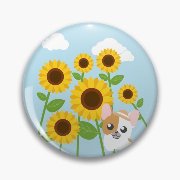 Item preview, Sunflower Frenchie designed and sold by FrenchiJunction.