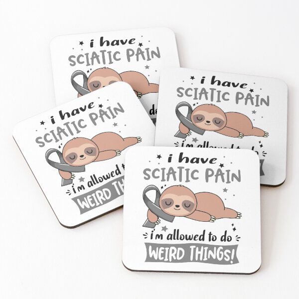 Item preview, Sciatic Pain Awareness Funny I have Sciatic Pain i'm allowed to do Weird Things! designed and sold by JanetShop809.