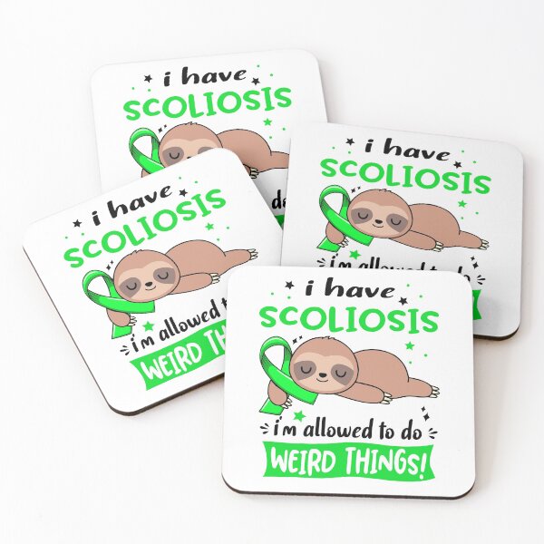 Item preview, Scoliosis Awareness Funny I have Scoliosis i'm allowed to do Weird Things! designed and sold by JanetShop809.