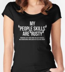 Übernatürliches Castiel T-Shirt Tailliertes Rundhals-Shirt