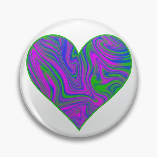 Item preview, Polysexual Abstract Pride Flag Heart designed and sold by Zeons-Art.