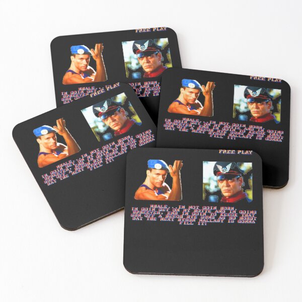 Item preview, Retro Street Fighter The Movie - Guile Vs M. Bison (Byson Wallaby) designed and sold by AllenMargaretWa.