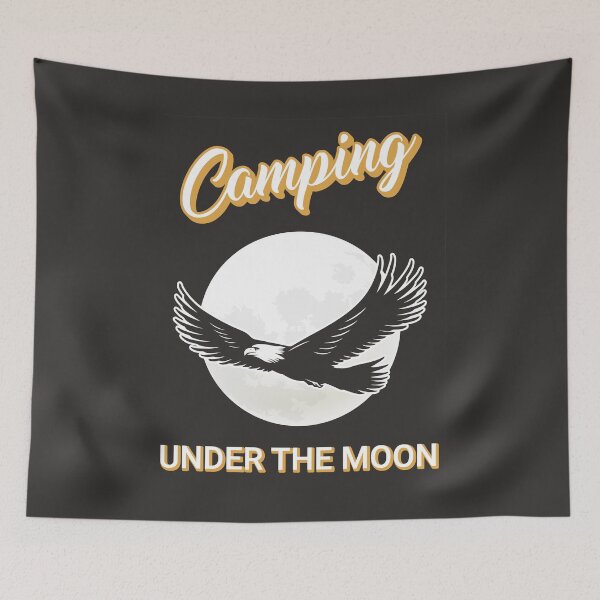 Item preview, Camping under the moon designed and sold by Dreaming-Anmi.