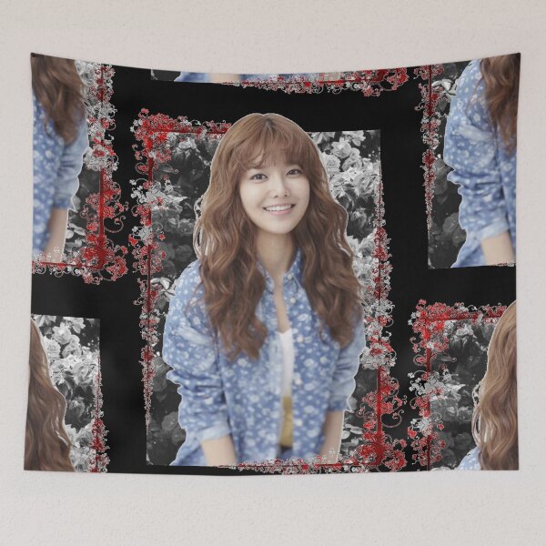 Item preview, Choi Soo Young Girls Generation SNSD Sooyoung Korean Kpop Floral Design designed and sold by Piosenka Art.