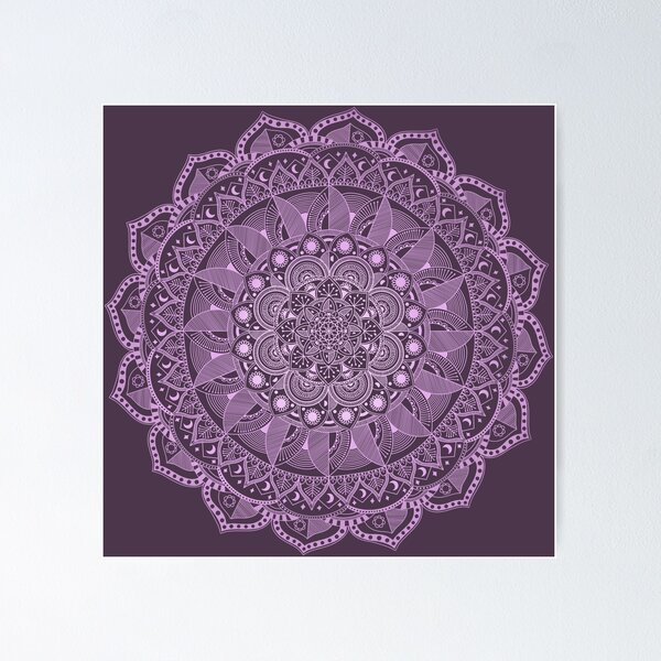 Item preview, Purple Ombré Mandala Flower designed and sold by SkyOfStickers.