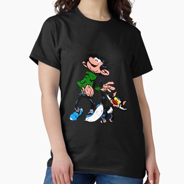 Item preview, Gaston Lagaffe Movie Cartoon Color Big Ben walking with cat designed and sold by GastonMovieHoi.
