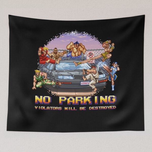 Item preview, Funny Gift For No Parking Violators Will Be Destroyed designed and sold by AllenMargaretWa.