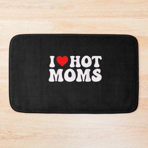 Item preview, I Heart Hot Moms I Love Hot Moms For Dad Fathers T-Shirt designed and sold by Rome-Manci.